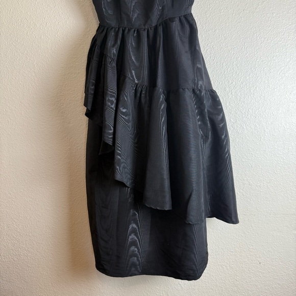 New Kate Spade x Target Tiered Ruffle Midi Tank Top Dress Size S/M Black - Picture 5 of 16